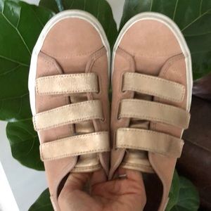 Vans sneakers! Rose Gold Velcro!